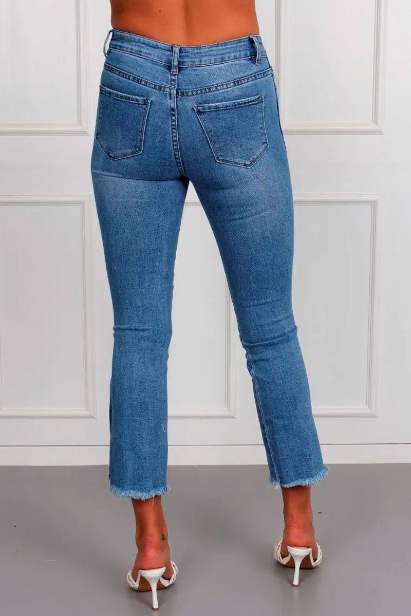 Jeans m. knapper