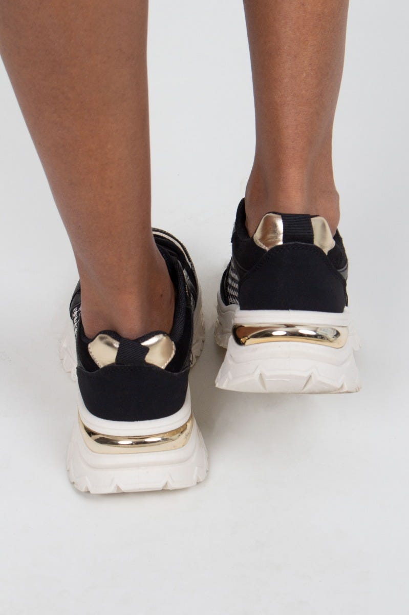 Chunky sneakers, Svart