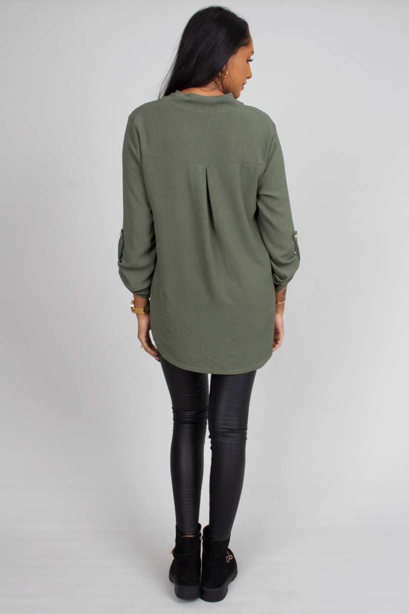 Adeline blus, Khaki