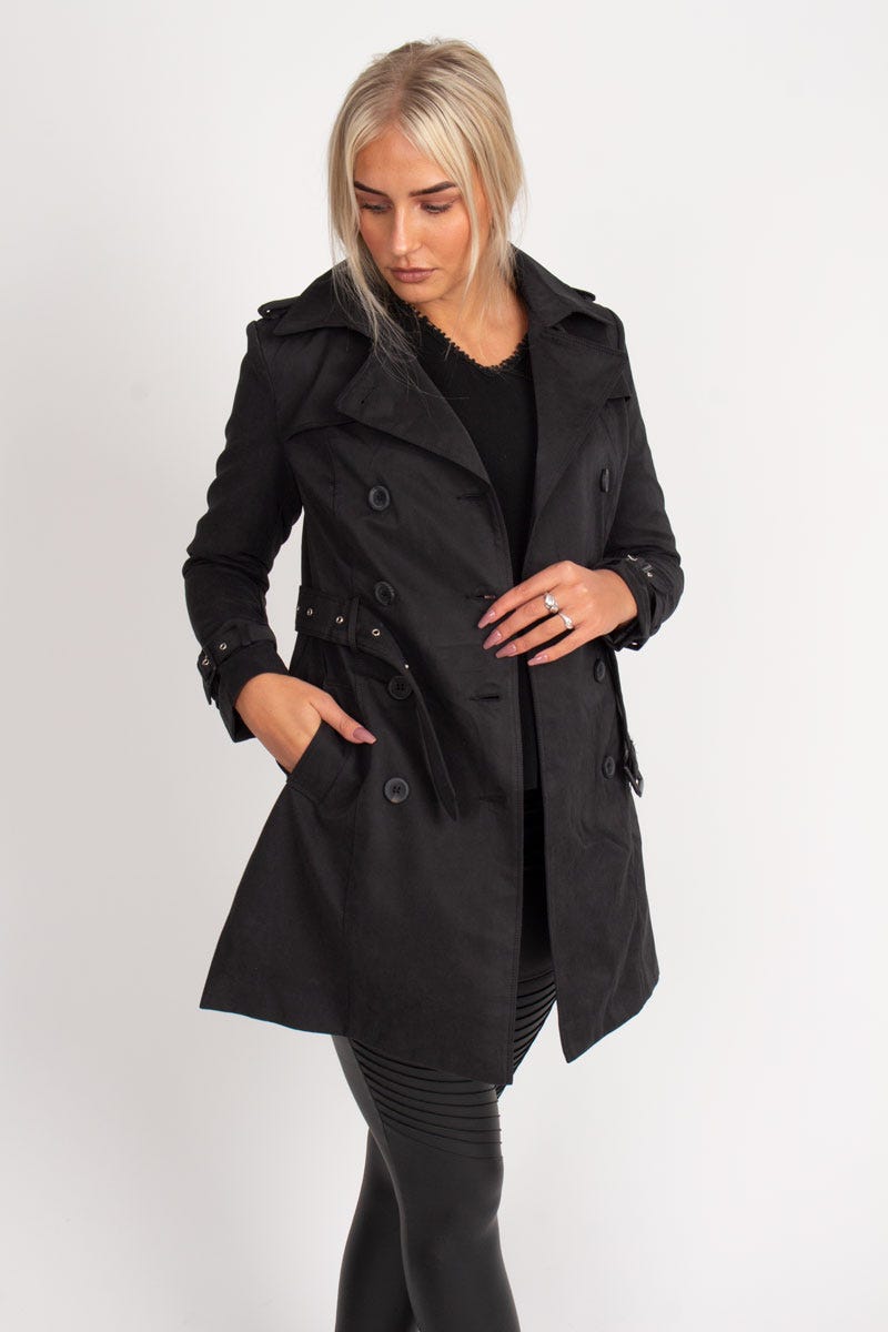 Trenchcoat, Svart