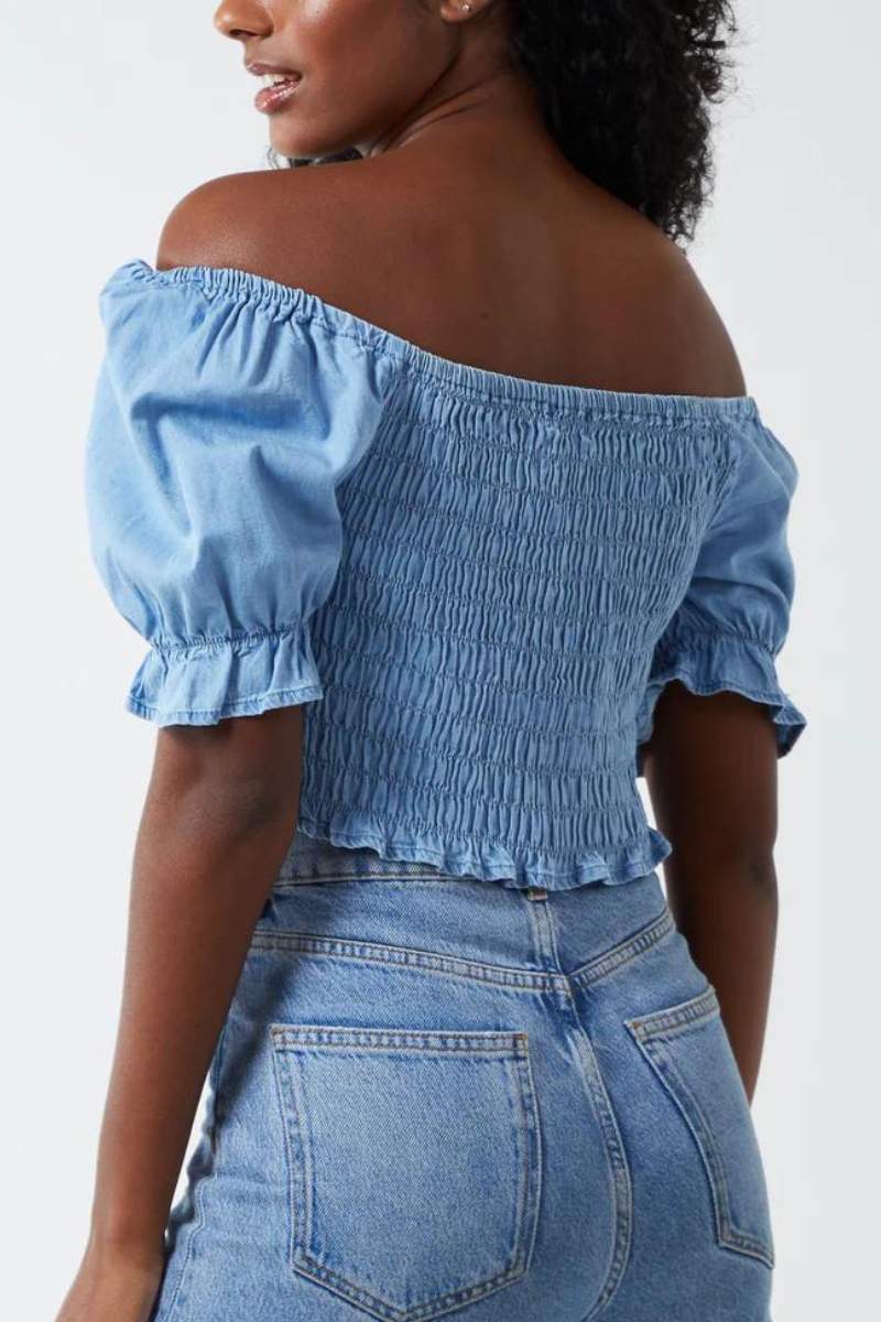 Crop top, Denim