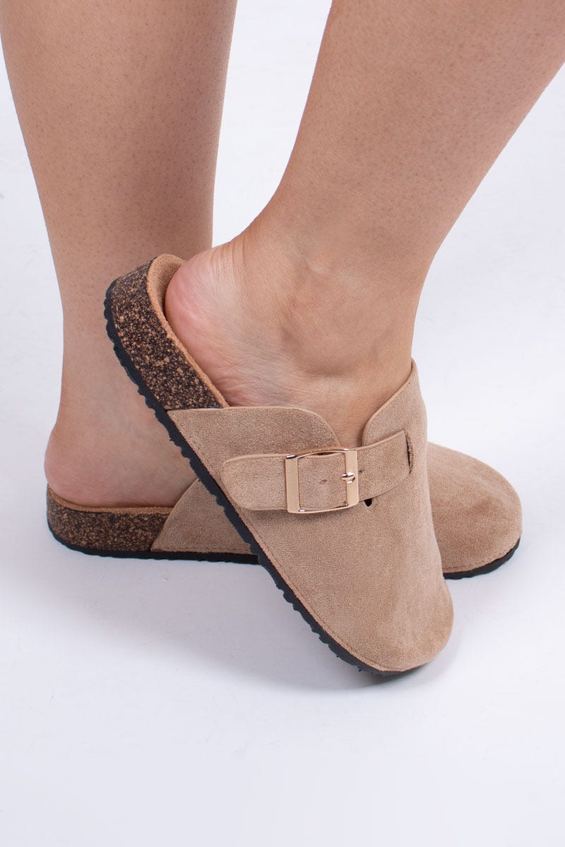 Slippers Taupe