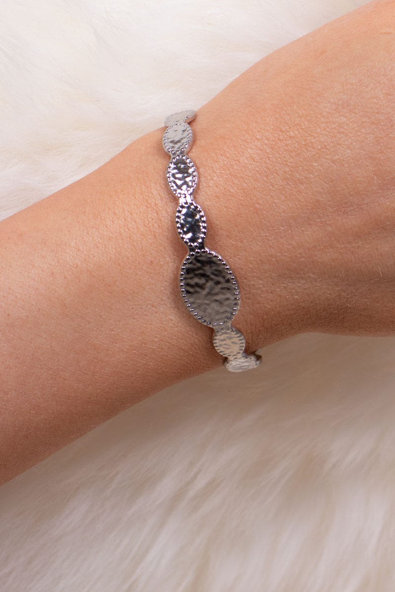 Bangle armbånd Sølv