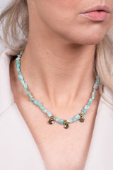 Halsband m. sten, Mint