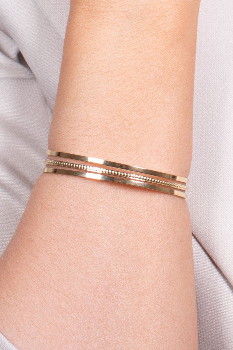 Bangle armband, Guld