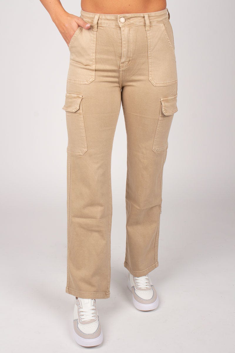 Cargo jeans, Beige