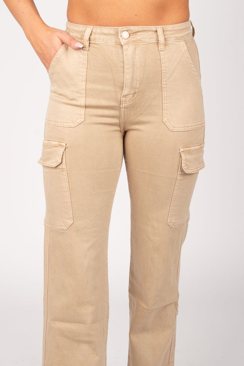 Cargo jeans, Beige