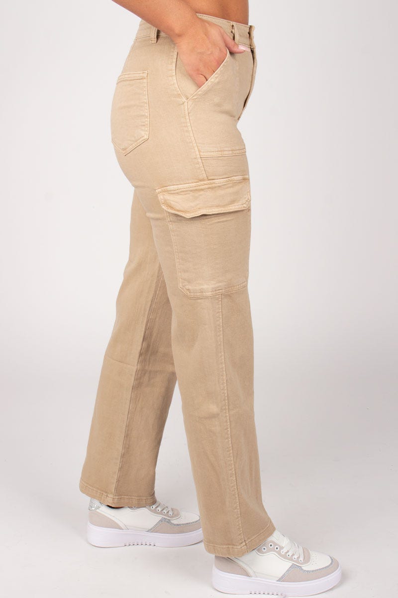 Cargo jeans, Beige