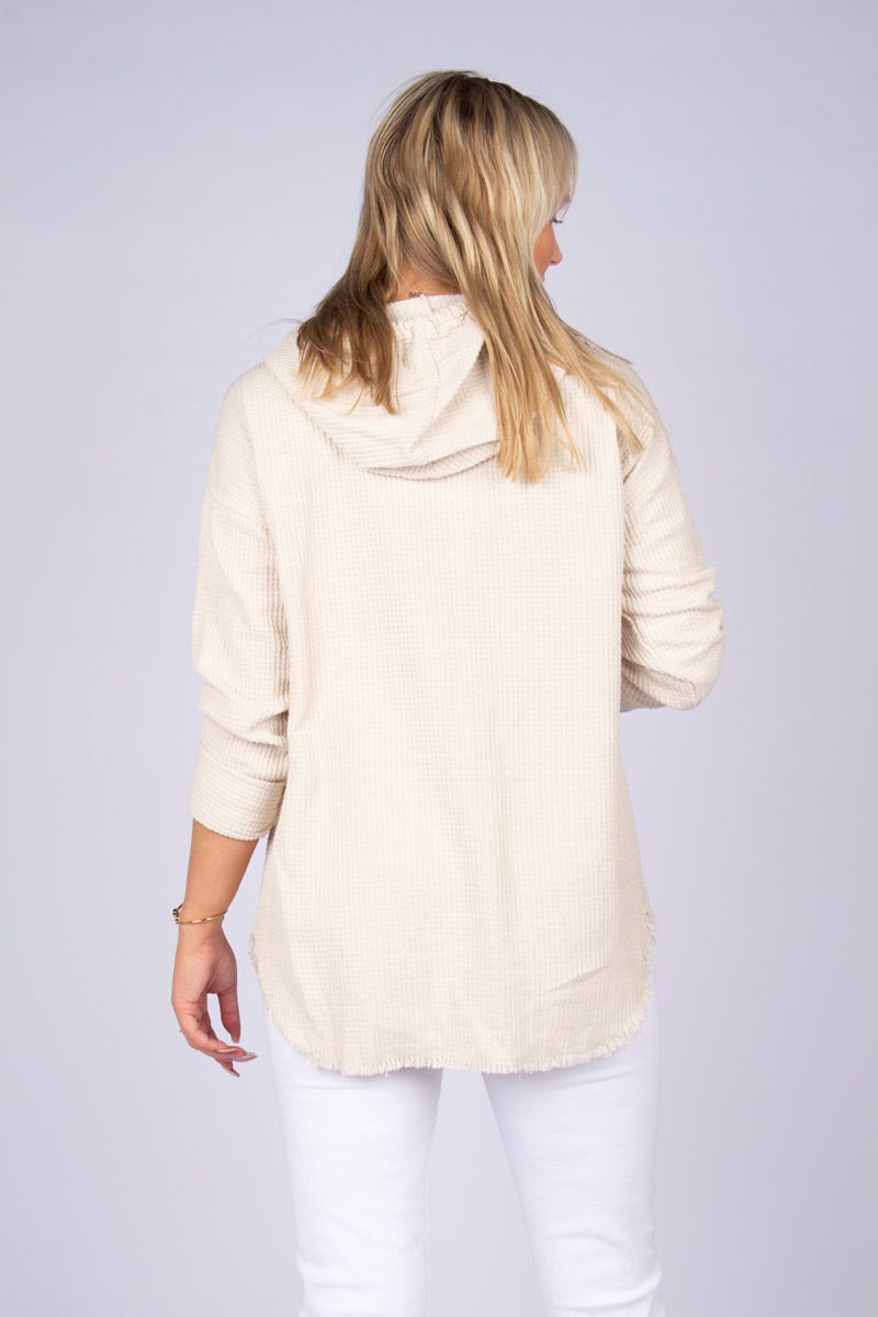 Cardigan m. luva, Beige