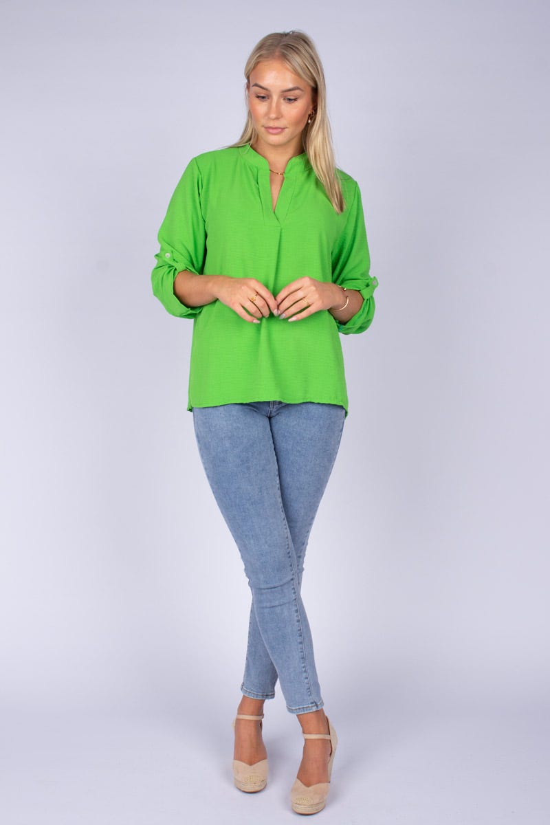 Adeline blus, Lime