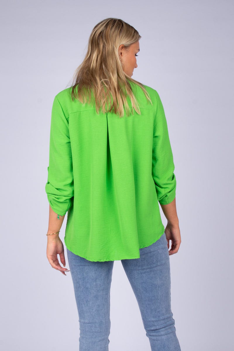 Adeline blus, Lime