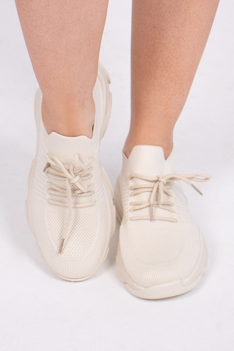 Slip-on sneakers, Beige