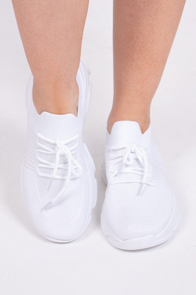 Slip-on sneakers, Vit