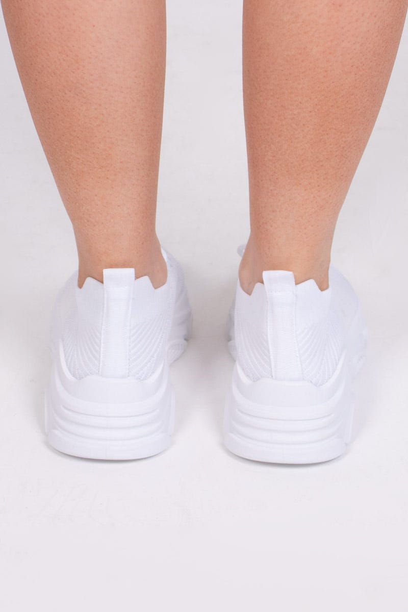 Slip-on sneakers, Vit