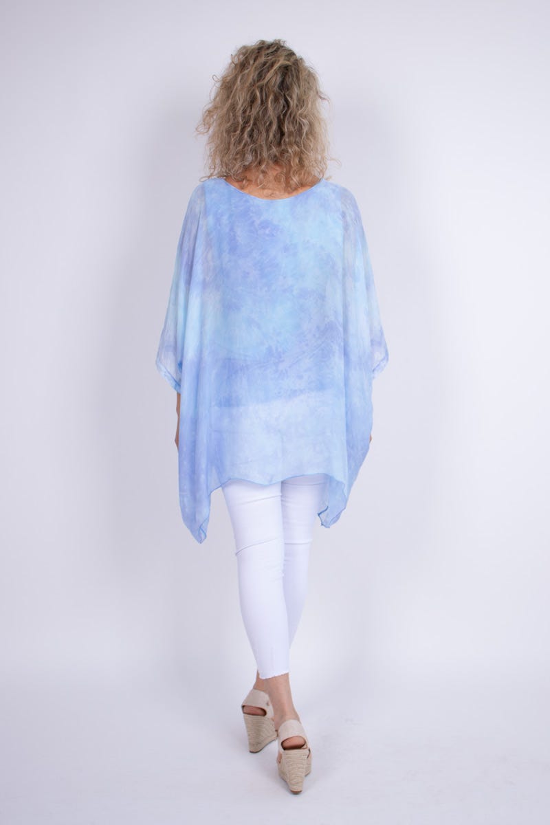 Tunika m. batwing Skyblue