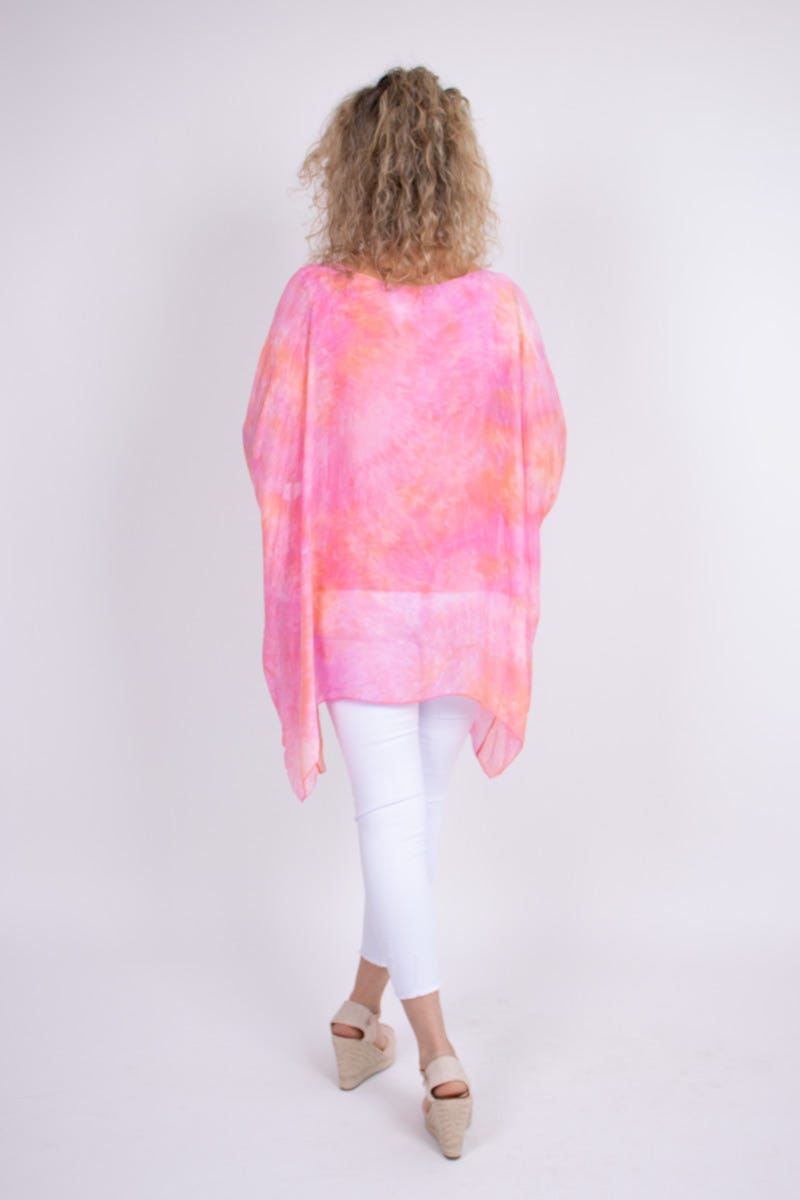 Tunika m. batwing Pink