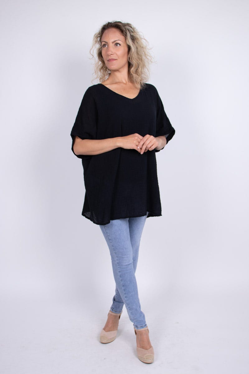 Basic t-shirt, Svart