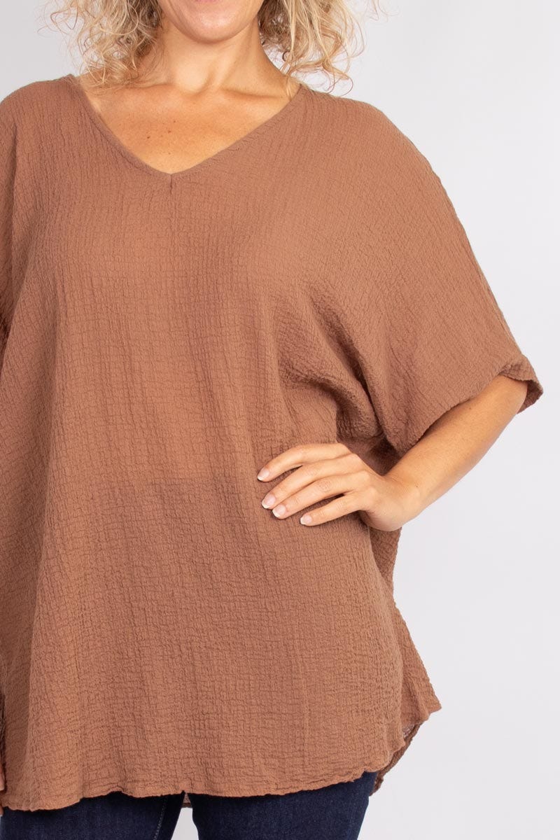 Basic t-shirt, Mocca