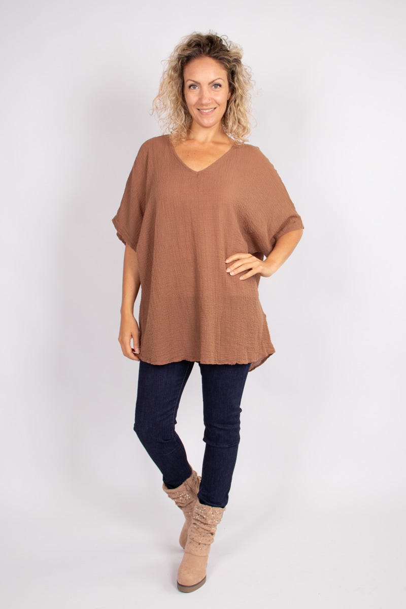 Basic t-shirt, Mocca