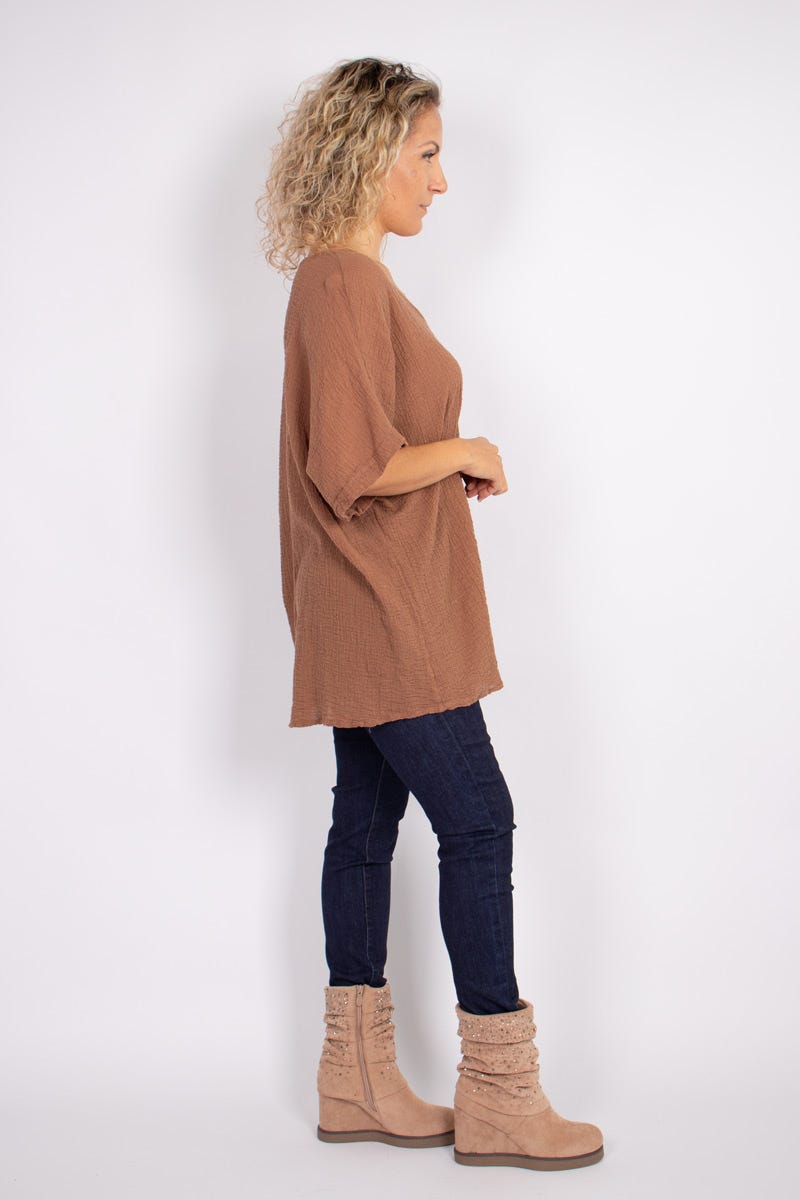 Basic t-shirt, Mocca