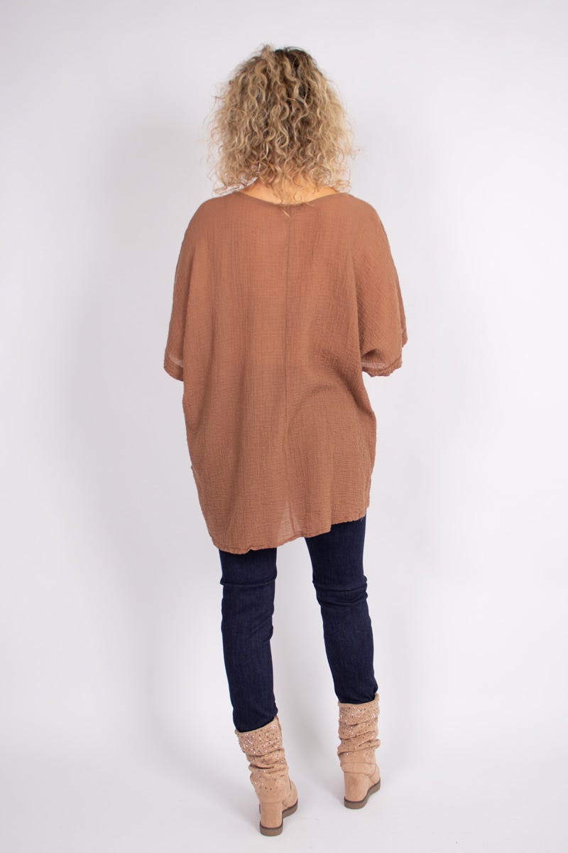 Basic t-shirt, Mocca