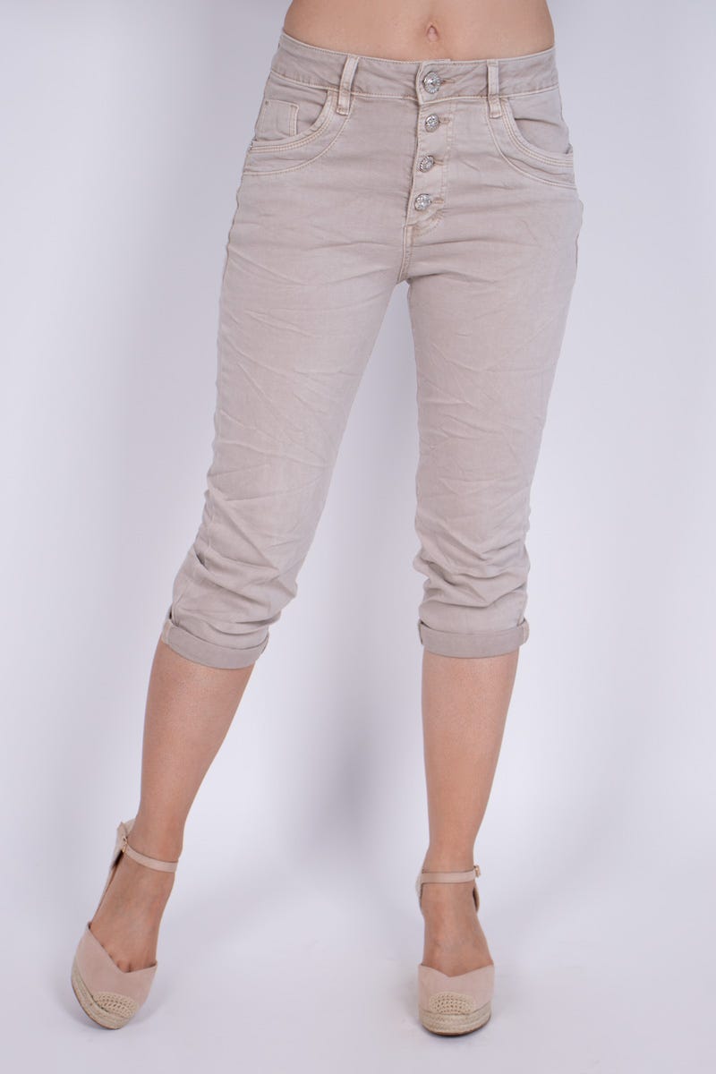 3/4 Jeans, Beige