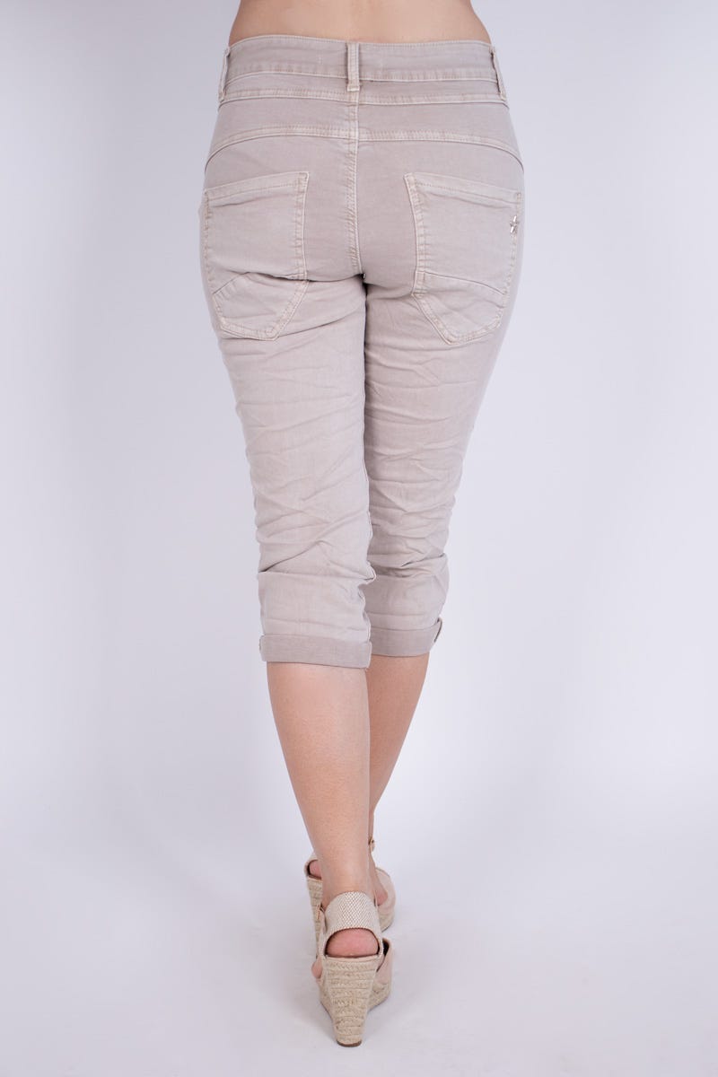 3/4 Jeans, Beige