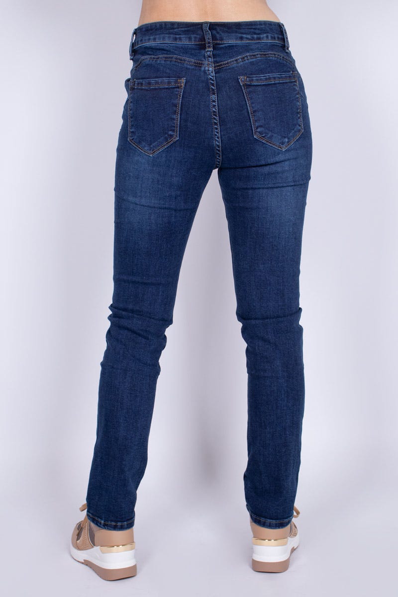 Jeans m. push-up effekt