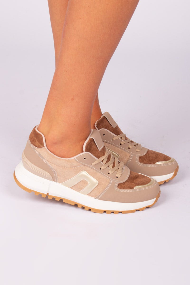 Sneakers, Beige