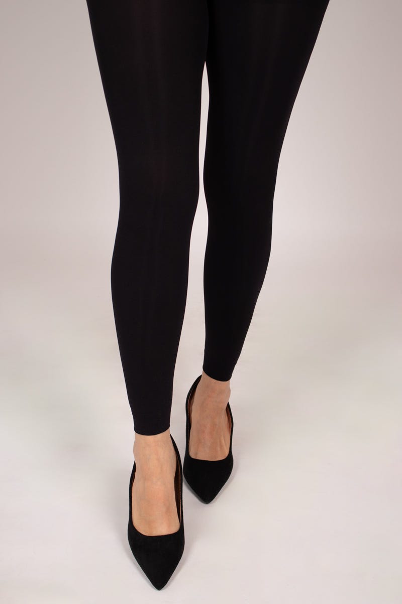 Microfiber leggings, Svart