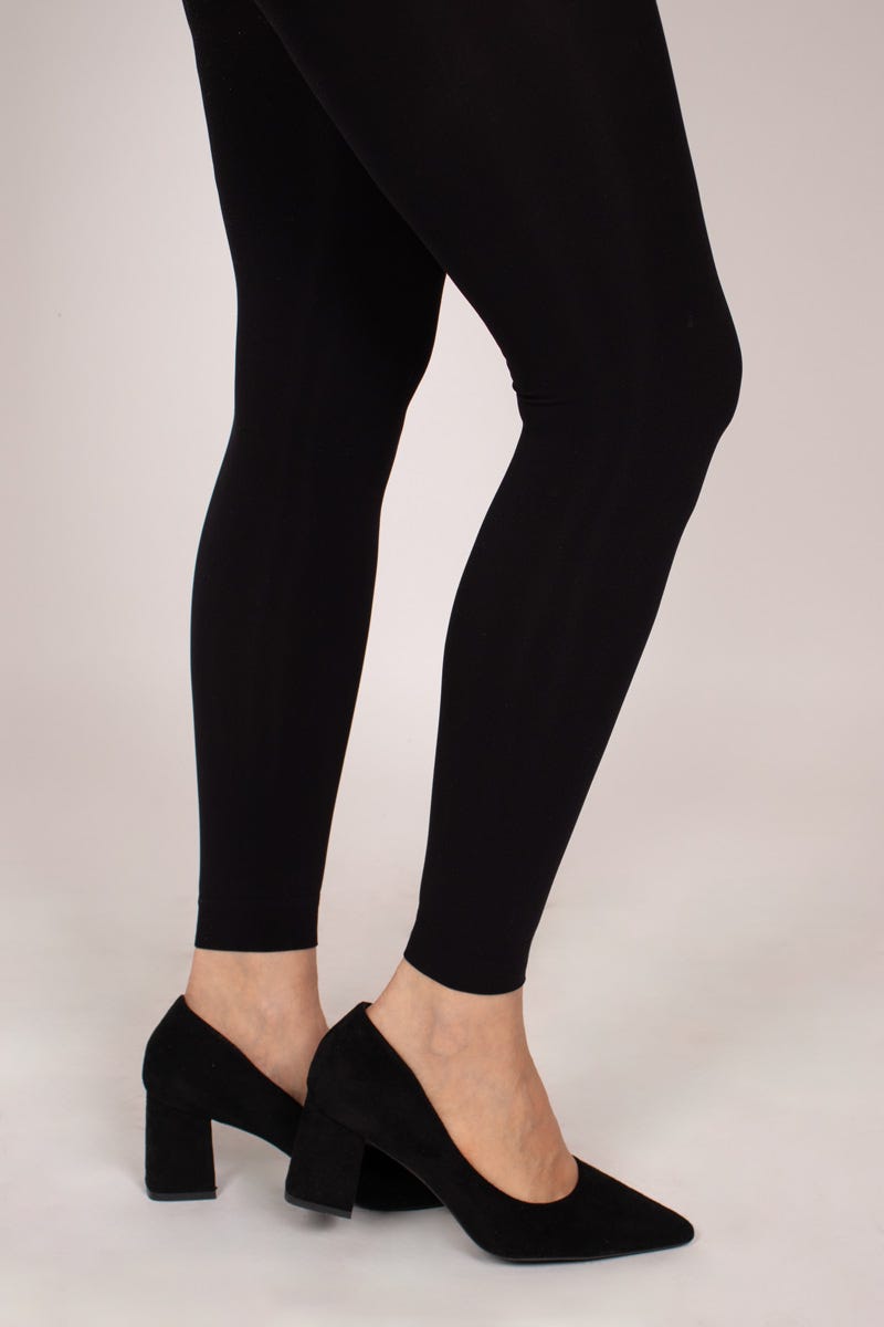 Microfiber leggings, Svart