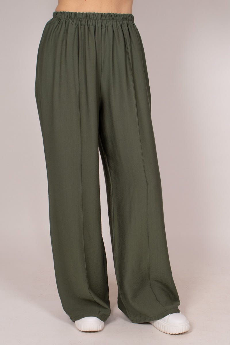 Wide leg pants, Khaki