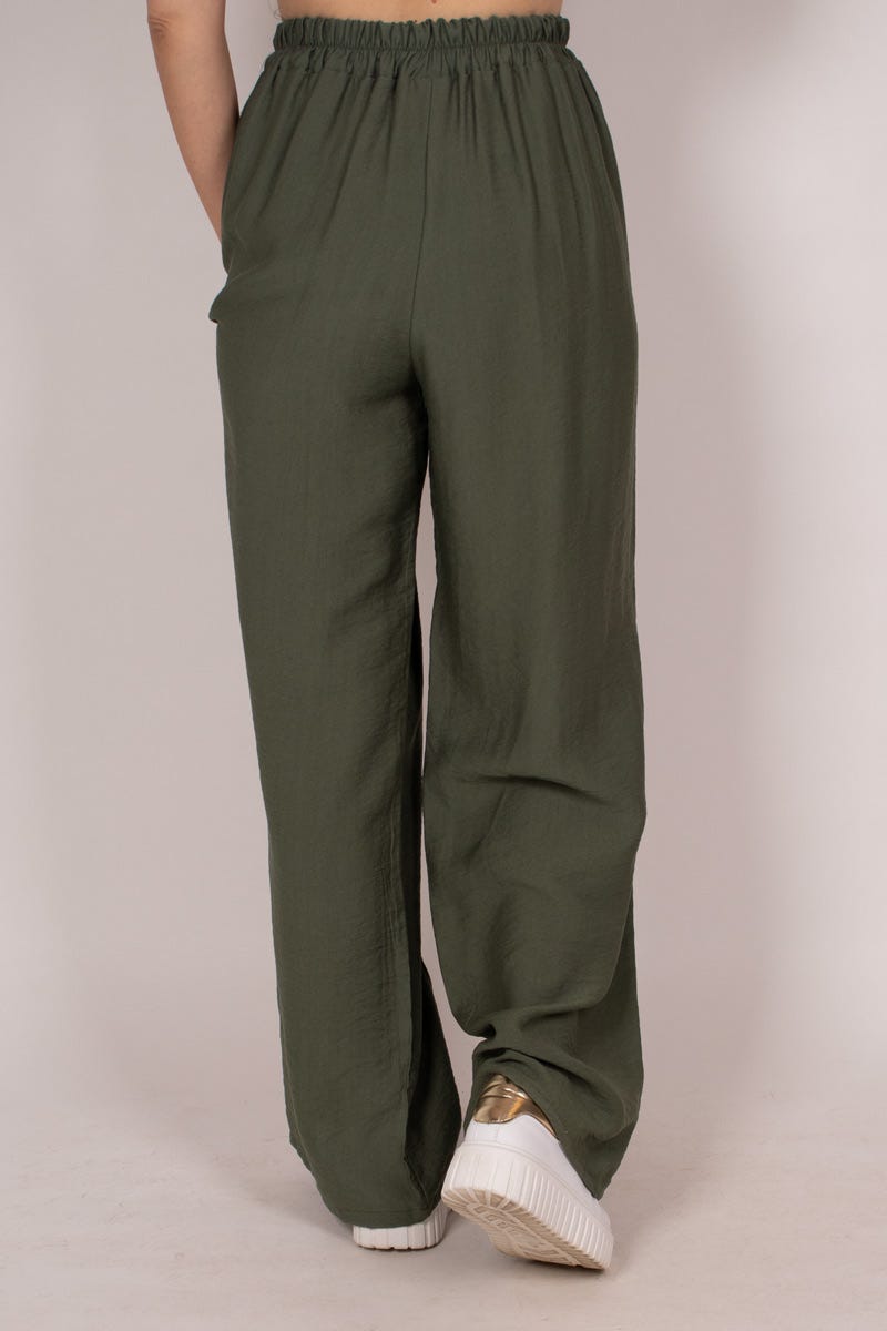 Wide leg pants, Khaki