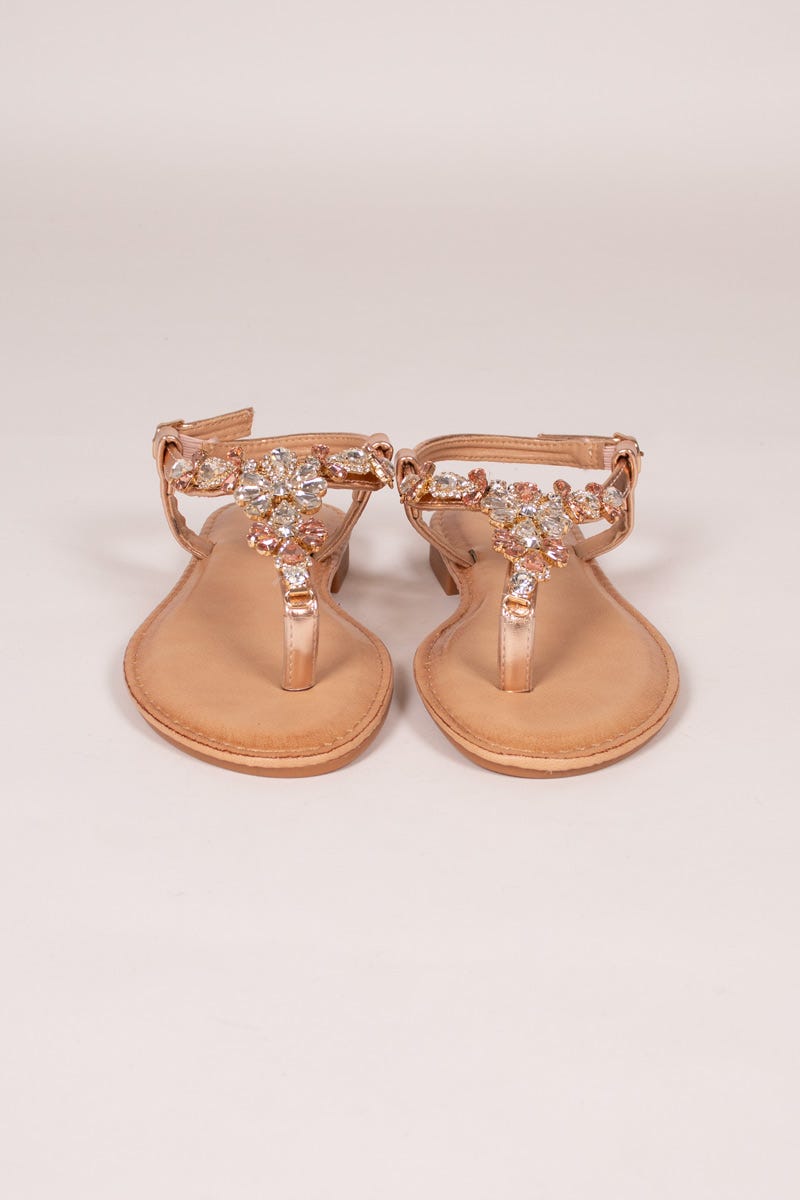 Sandal m. sten, Rosa