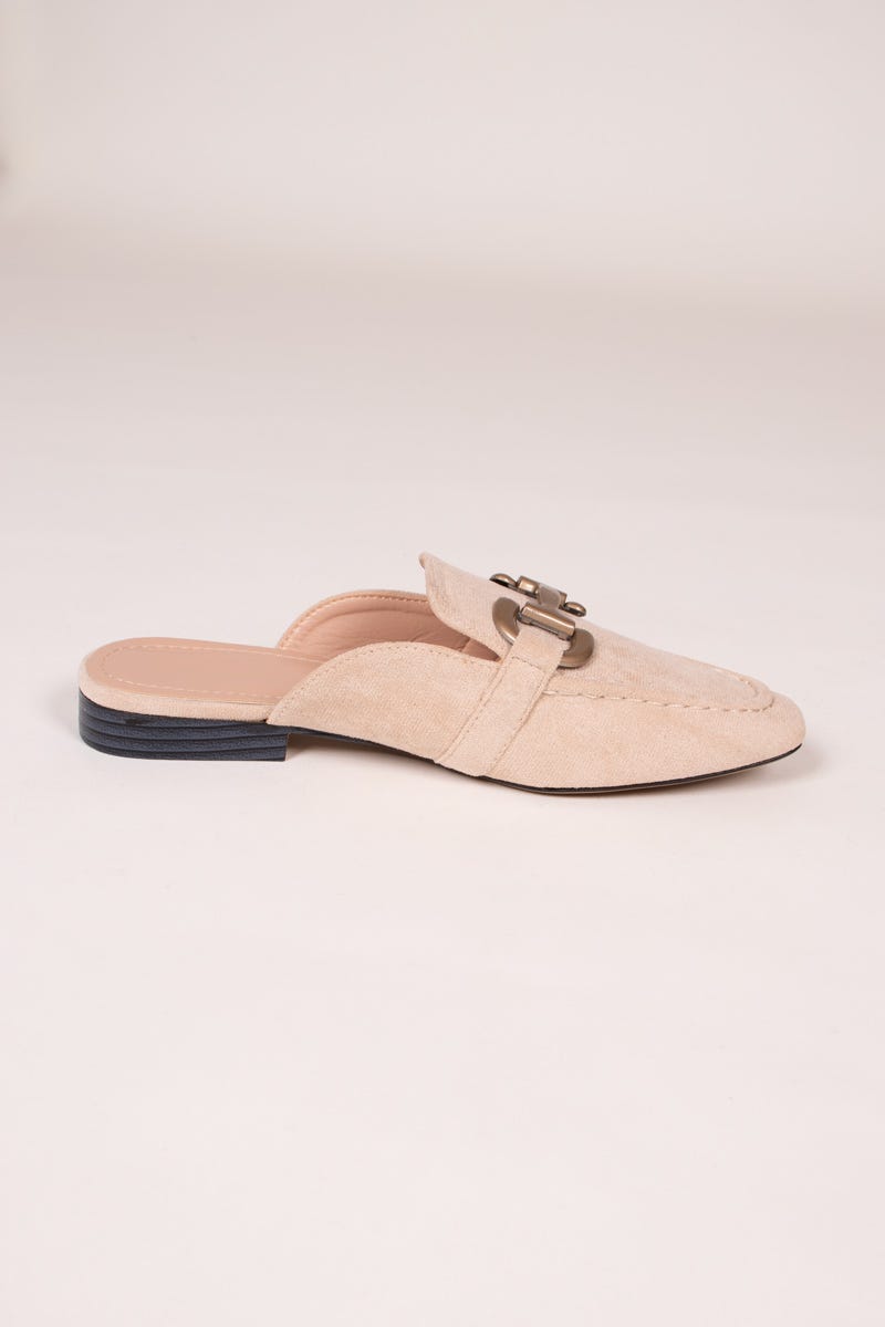 Slip-on loafers, Beige