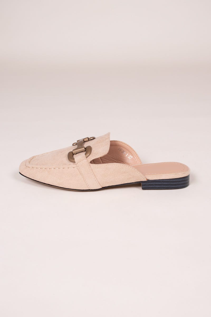 Slip-on loafers, Beige