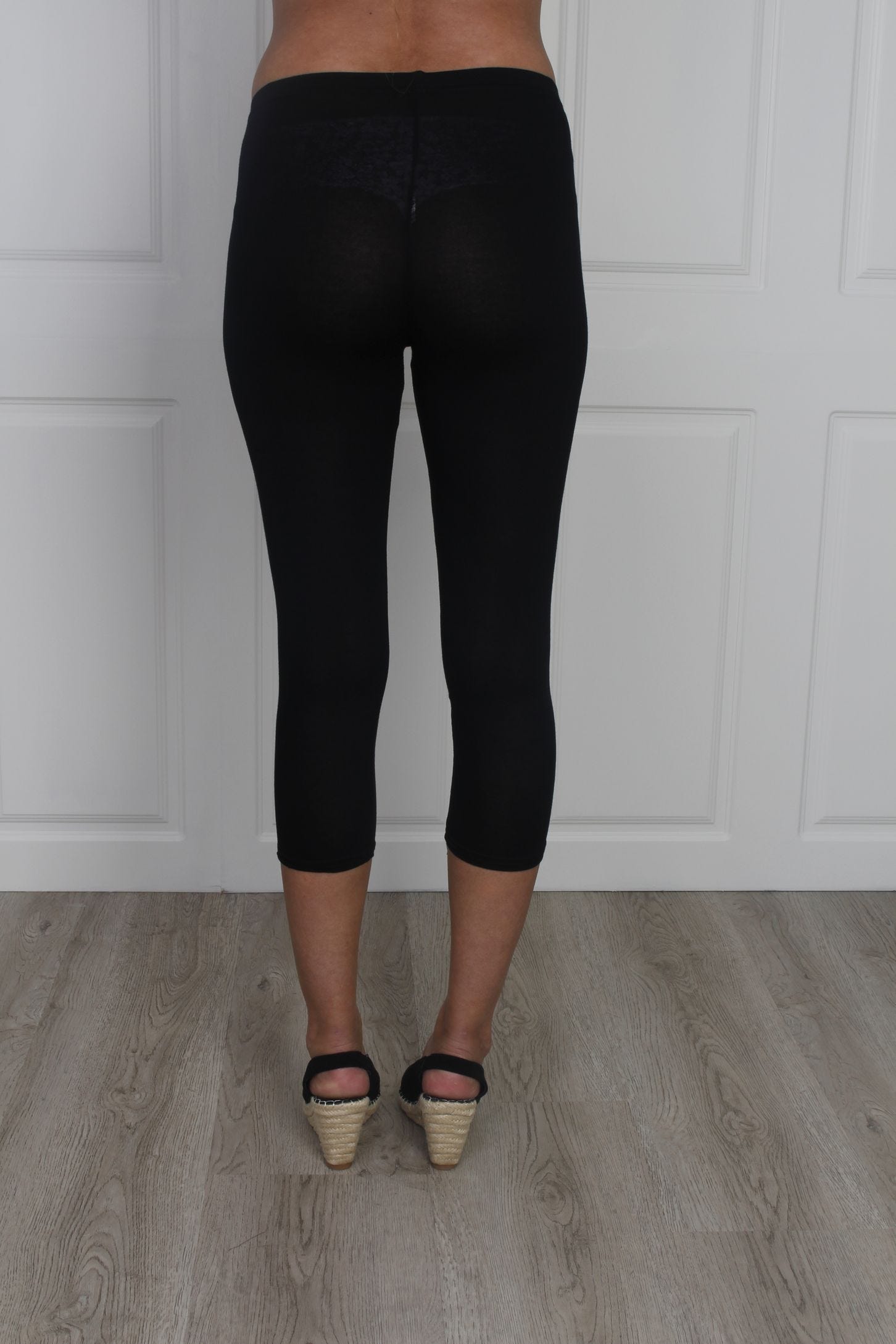 3/4 leggings, Svart