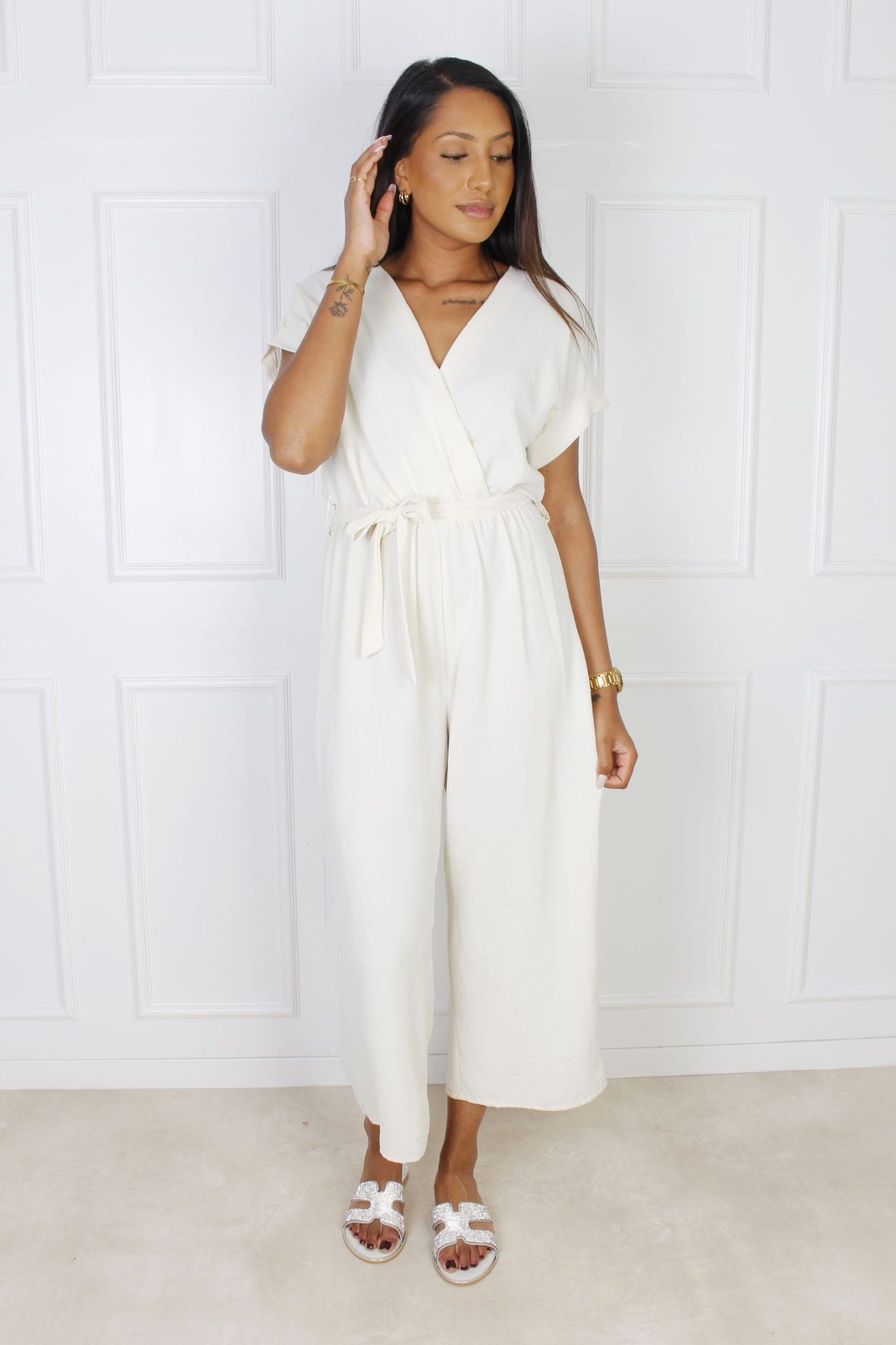 Zoey jumpsuit, beige