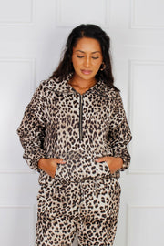 Cecilie bluse, leopard