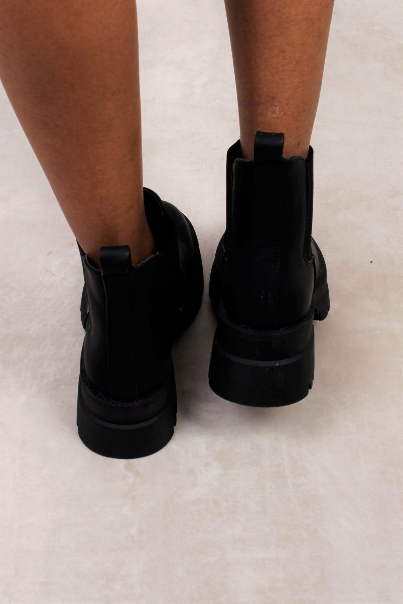 Chunky boots, Svart