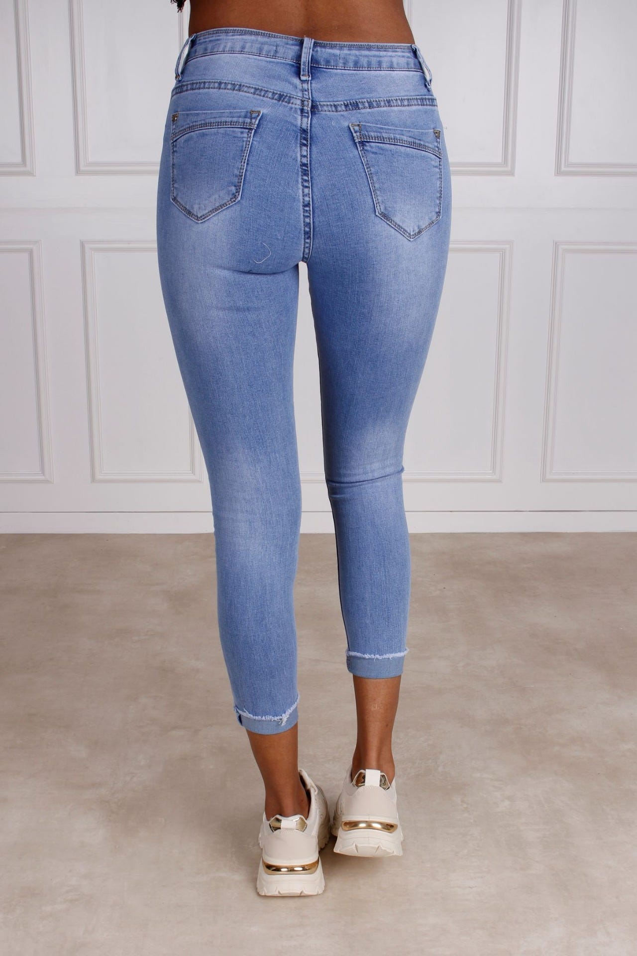 Basic jeans, Ljus denim