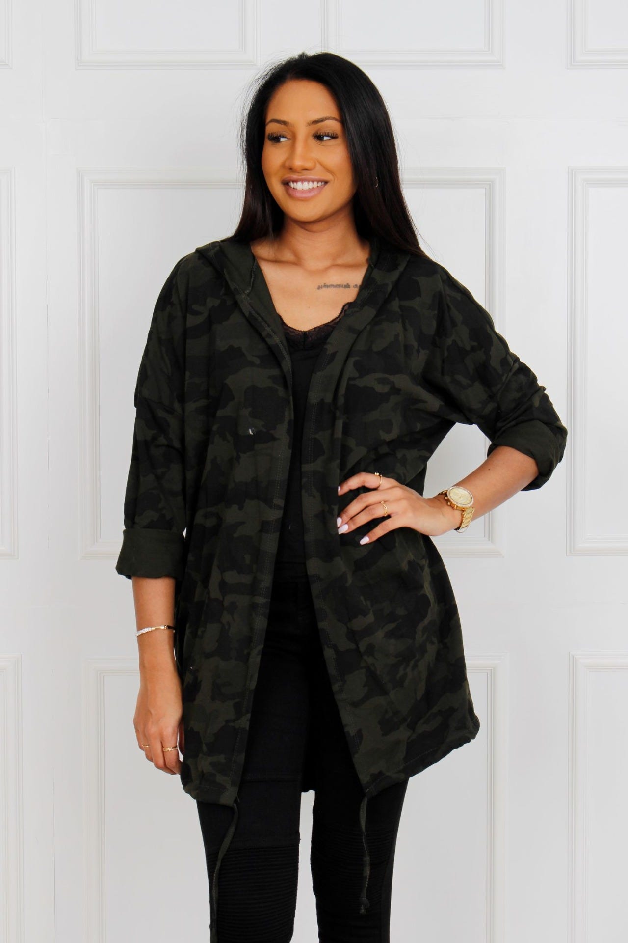 Malou vinge cardigan, khaki