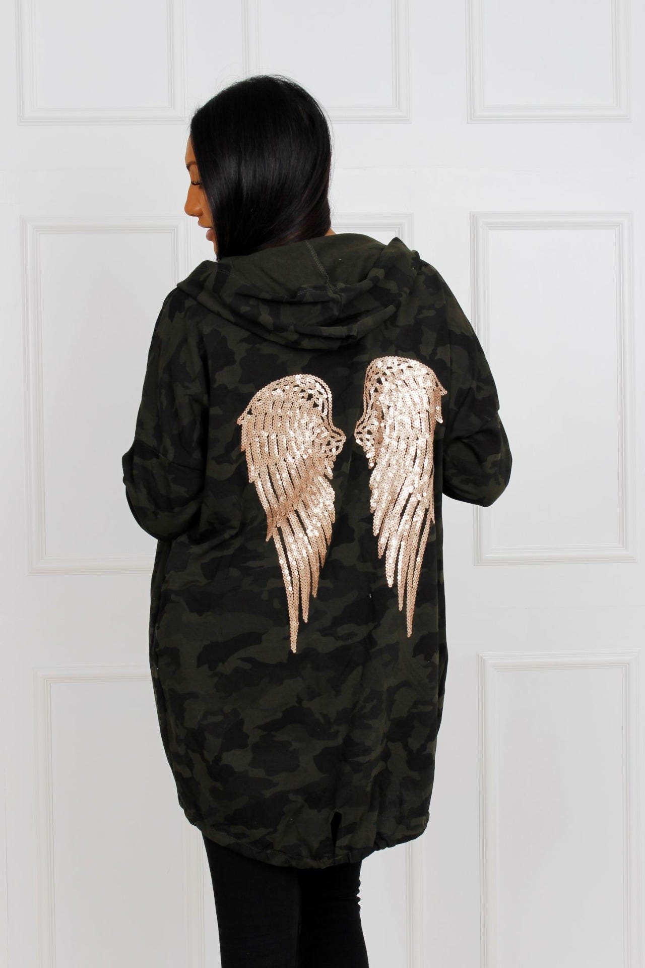 Malou vinge cardigan, khaki