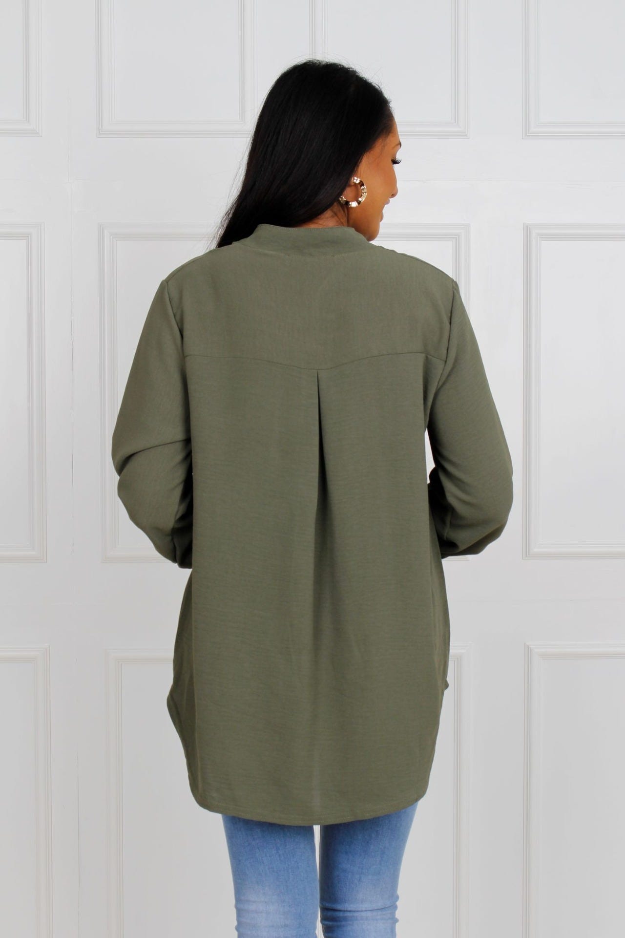 Adeline blus, Khaki