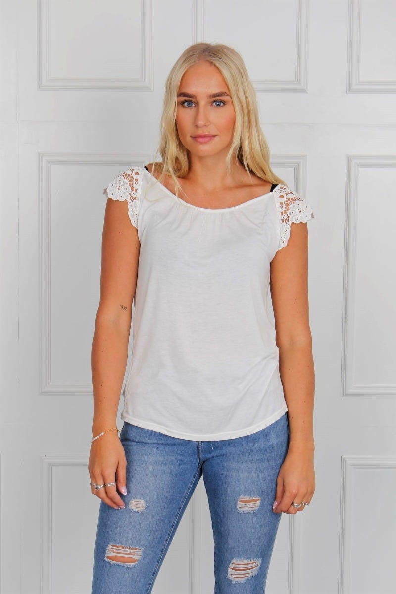 Heidi top, creme