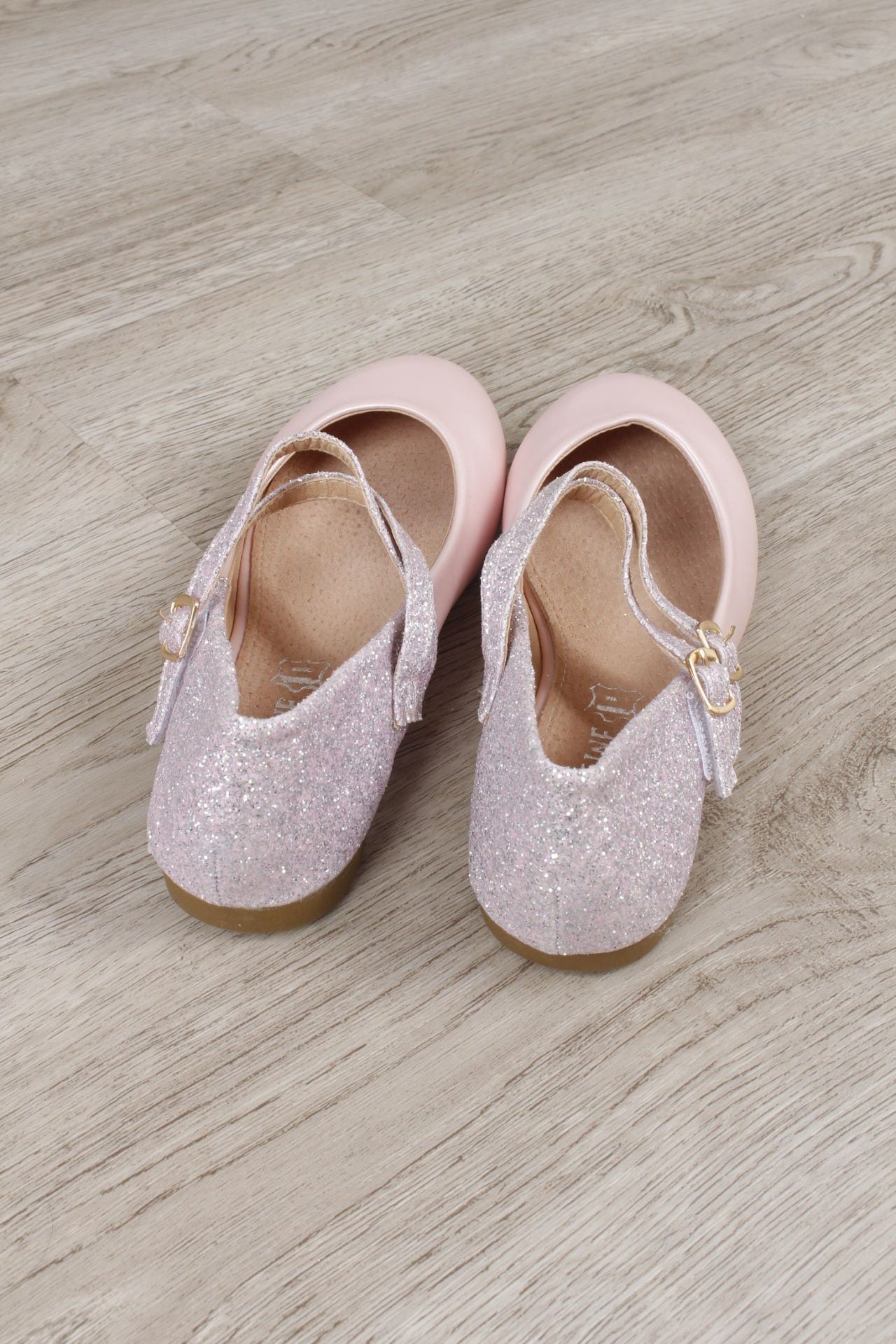  Ballerina m. glitter, Rosa