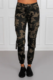 Camouflage jeans, khaki