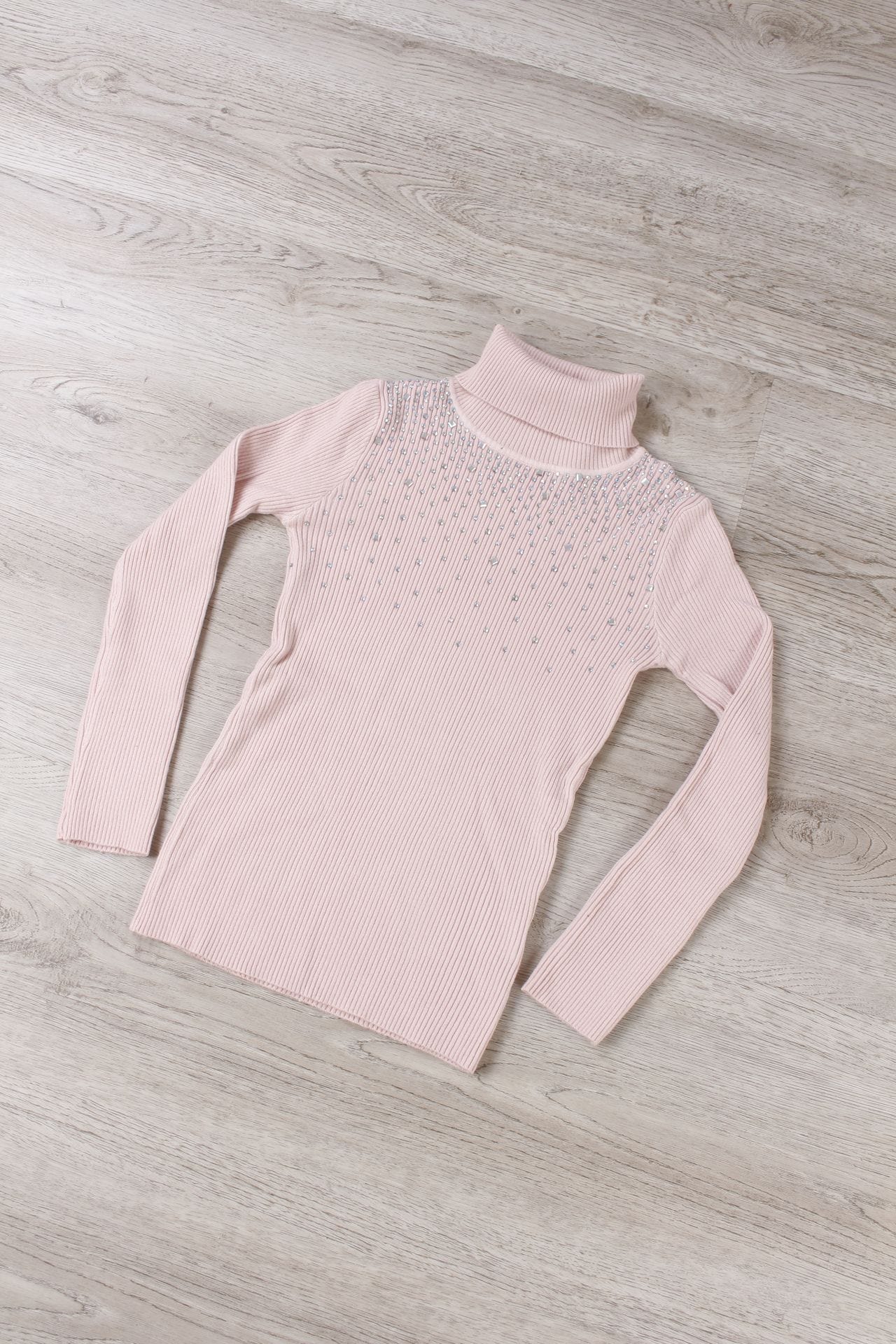 Turtleneck med similisten, pink