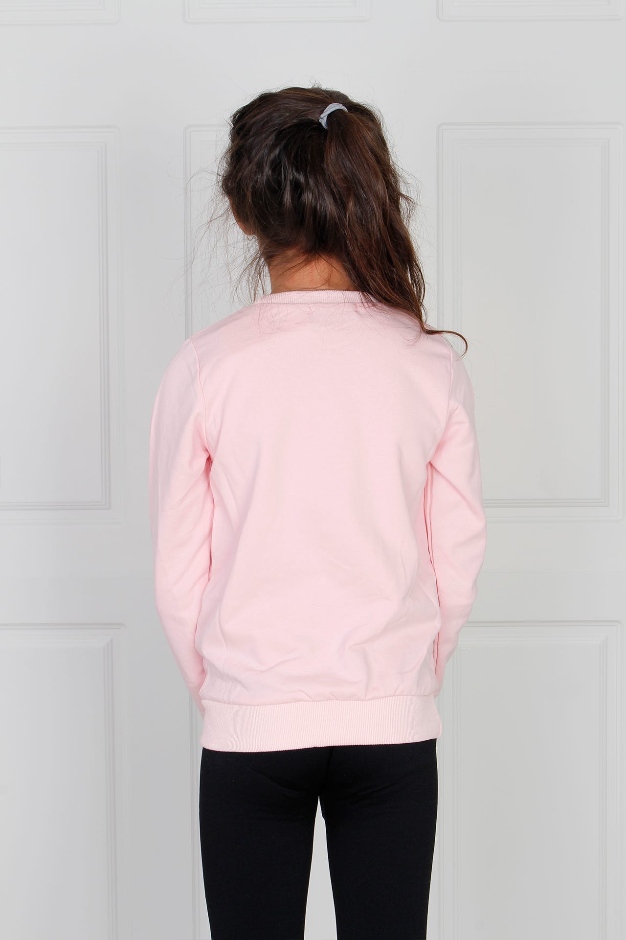 Sweatshirt m. sko, Rosa