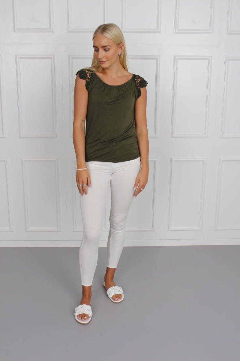 Heidi top, khaki